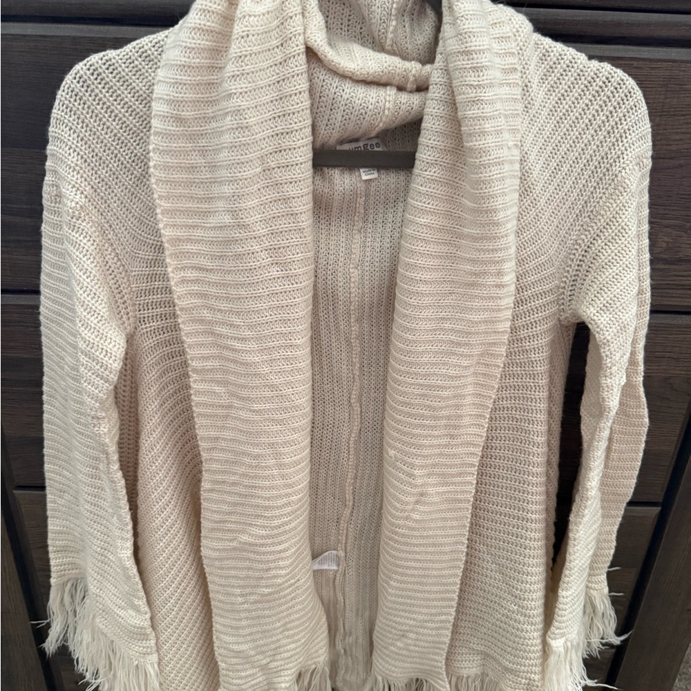 Umgee Cozy Cream Knit Sweater!